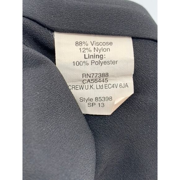 J.CREW Women's Black Solid Smocked Waist Pull-On Casual A-Line Mini Skirt SZ 00 - Picture 10 of 10